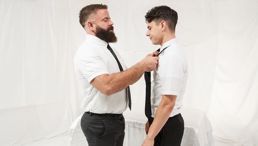 Missionary Boys - Inexperienced Twink Boy Asher Day Gets His Tight Asshole Filled With Bishop's Cum