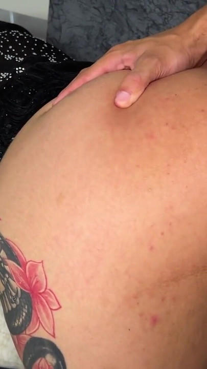 Stepmom fucks her stepdaughter's boyfriend while she's in her room, her big ass bounces! | Clip 2