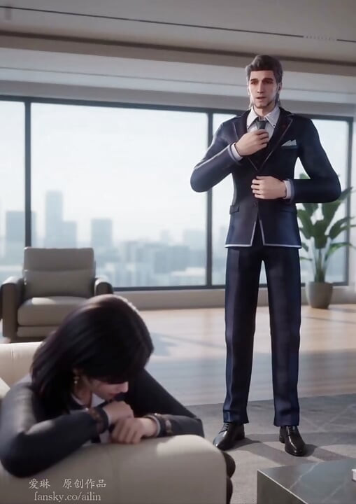 the secretary with a perfect body