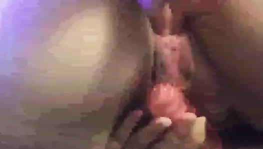 Addy haze dientot gaya doggie pakai jari