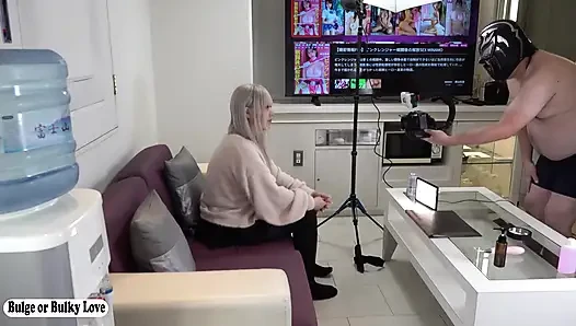 Популярный Doujin Av, H-Cup Star командует вниманием, жирная фантазия заправка незабываемым приватным выстрелом, ракурс 2