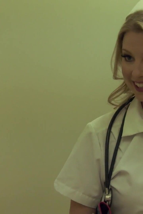 Lucky stud gets to bang two hot nurses in his office