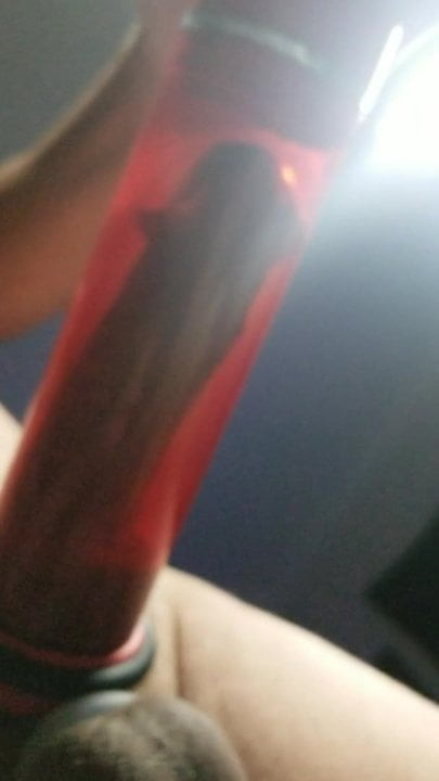 Pumping my horny huge cock