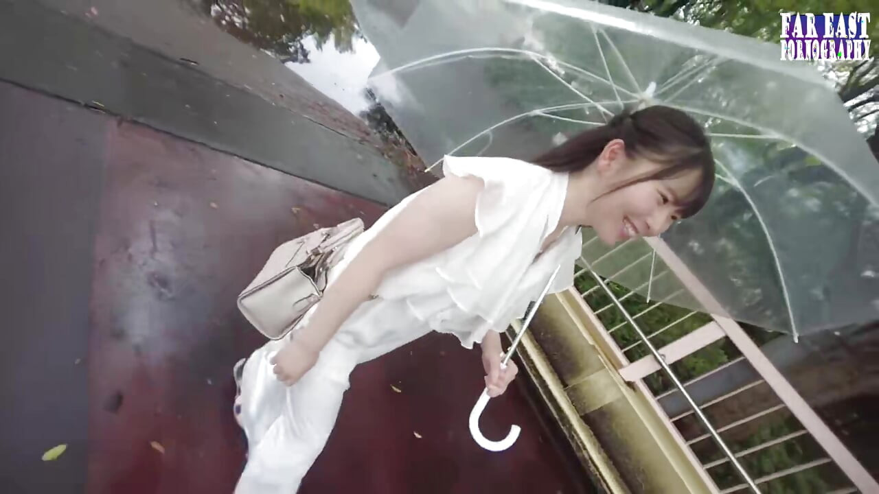 Steamy T Back Stroll with a First Time Outdoor Peach That Drives Nonstop Release Part.1