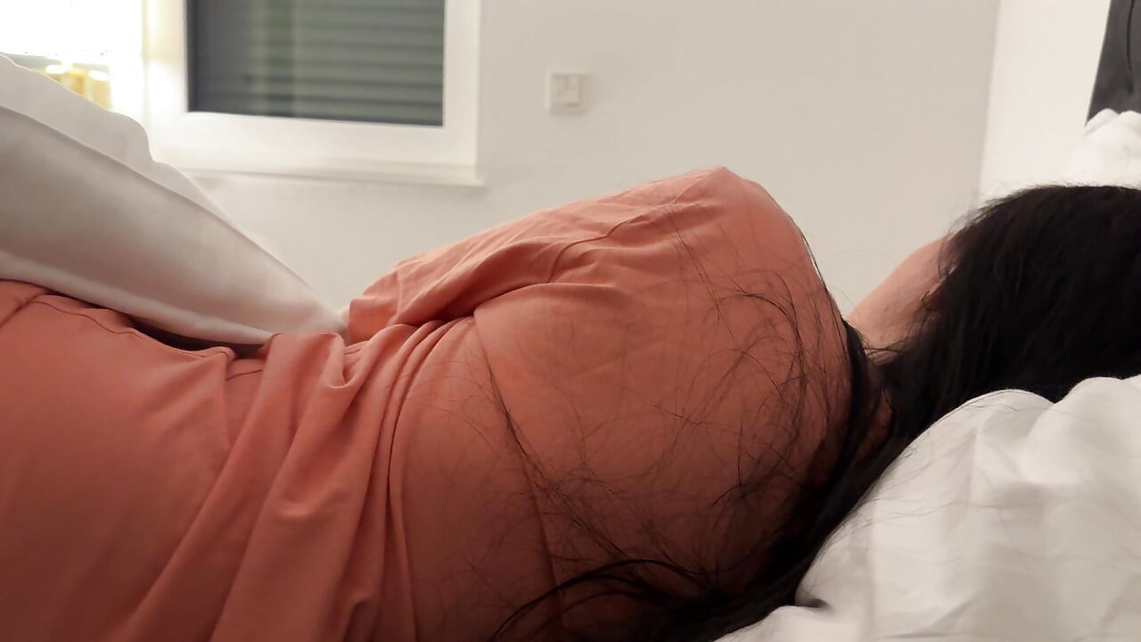 Scared Stepmom Jumps In My Bed With No Panties "Don't Tell Your Dad!"