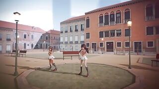 MMD R-18アニメの女の子のセクシーなダンス(クリップ39)