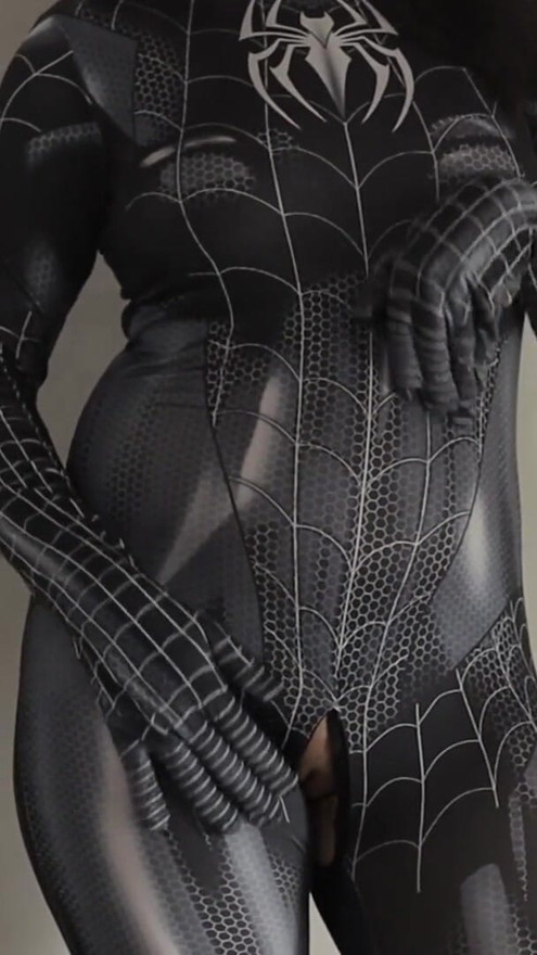 Trying on my new Spider-Man costume. | Clip 1