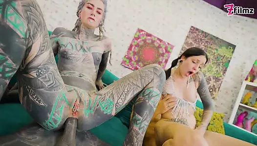 Anukatzz und Morea haben eine orgie