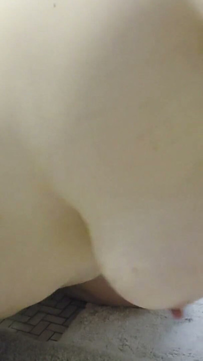 BBW Rides Dildo on Wall and Licks It Clean | Clip 2