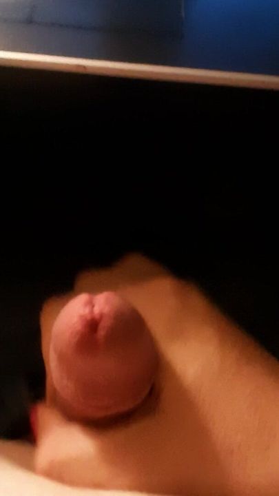 Jerking My Girl-Cock under my Laptop