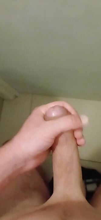 Jerking off allone