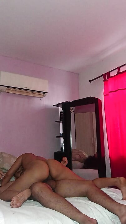I suck my sister's boyfriend's cock while he's lying down