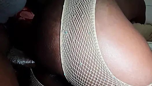Deep Anal Strokes in her asshole