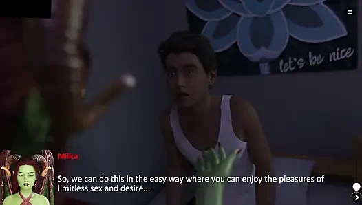 Мачеха отправляет видео сосания члена пасыну - заклинание Netorare #5 геймплей