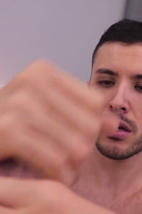 Sucking Realistic Dildo and Made Myself Cum