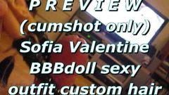 Preview (cumshot only) BBBdoll Sofia Valentine new hair