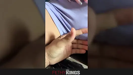 ГРЯЗНЫЕ KINGS - XxLayna Marie рискует, все это трахается в гараже