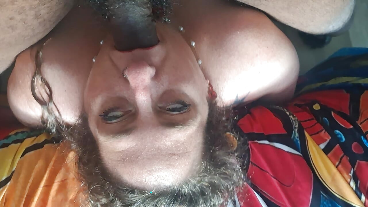 BBW Submissive Slut Roughly Face Fucked by BBC