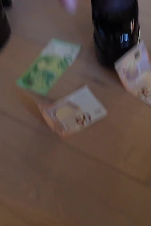 POV Hand Over All Your Money