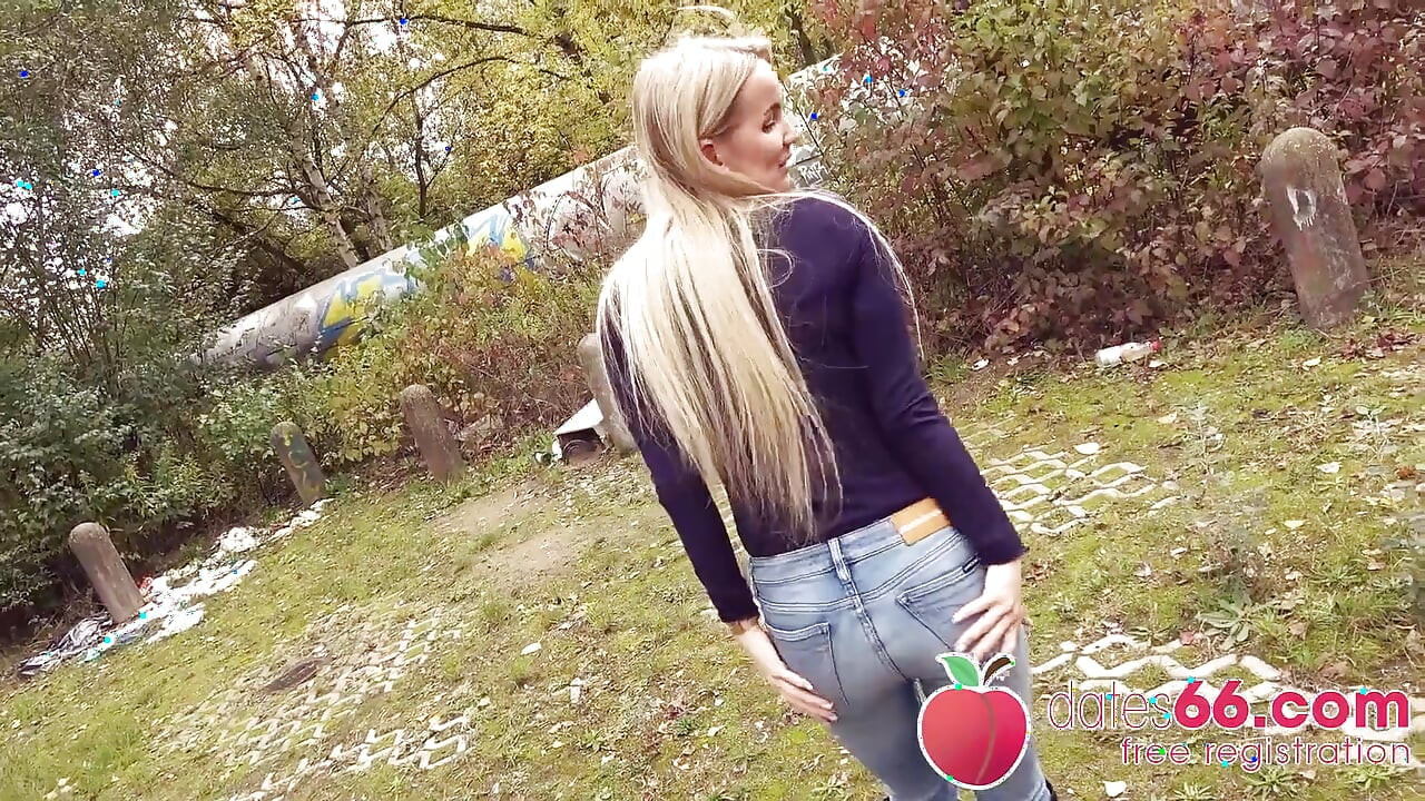 Hot Tania Swank with fuck-me boots banged outdoors! (English)