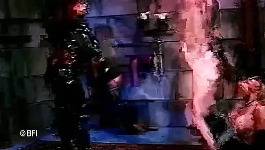 Two nasty chicks punishing their slave