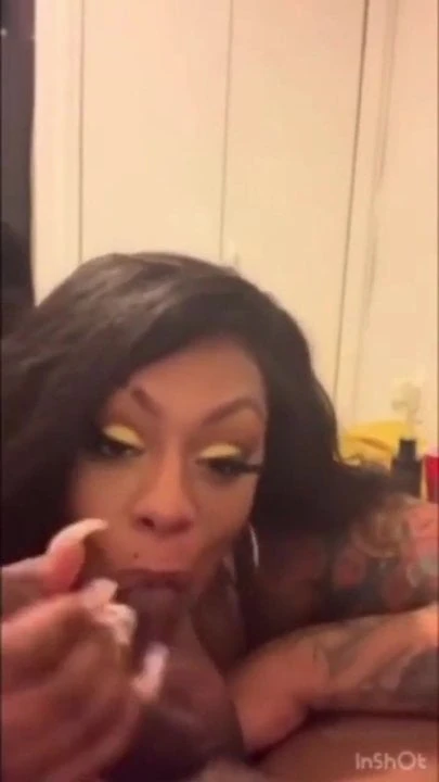 Sucking long thick bbc