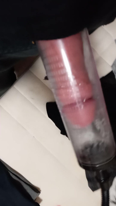 Pumped penis