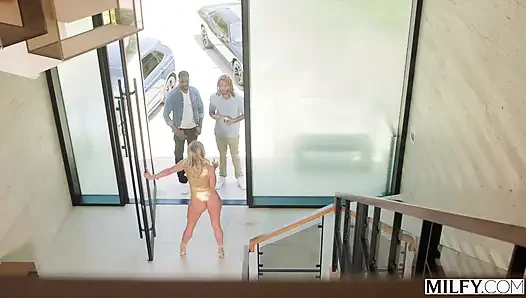 MILFY Naughty Blonde Housewife Andi Avalon Squirts All Over Two Huge Cocks In Wild Threesome