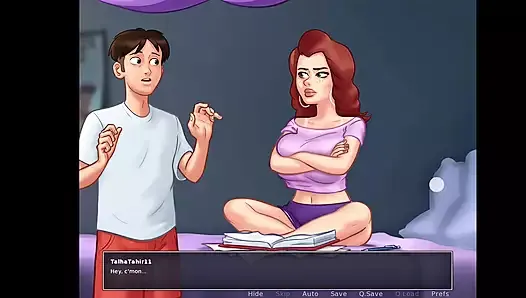 Saga latem - próbowała umieścić dziecko w macochy Beccy - Animowane porno