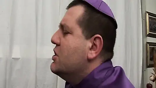 Priest Pounds Blonde Babe in Sinful Hardcore Ritual