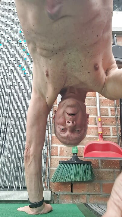 EXHIBITIONIST GRANDPA SOFT TO BIG DICK BUTPLUG BONDAGE SEXSHOW CUMSHOT
