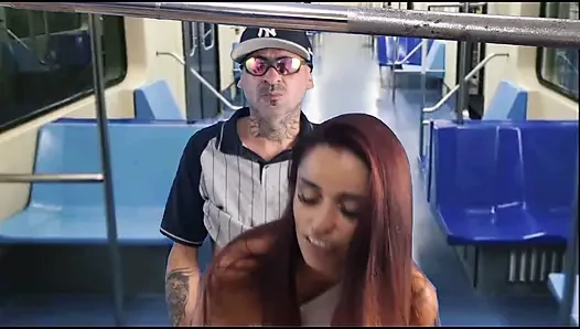 Sex on a Bus in Public!