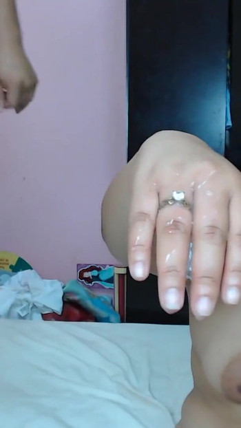 Unforgettable moment from "He asked me to marry him and he sealed the engagement ring with a cumshot on the wedding ring"