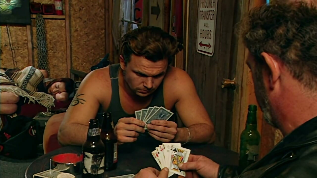 Redhead Slut Rides Hard Cock in Seedy Shack