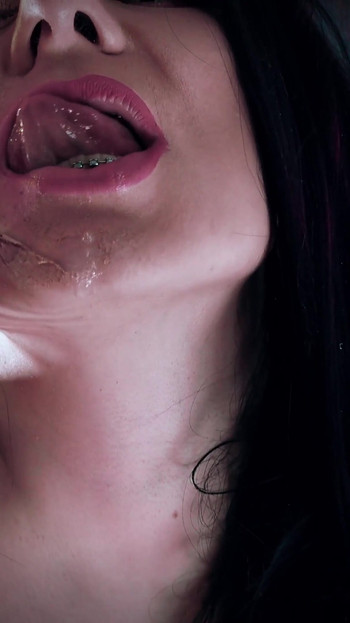 Captivating moment from "Curvy hot MILF - evil witch solo pussy masturbation and pee pissing (Arya Grander) free horror porn"