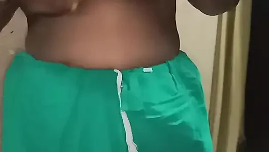 Tamil Woman Pretends to Take off Her Clothes in Front of Her Husband
