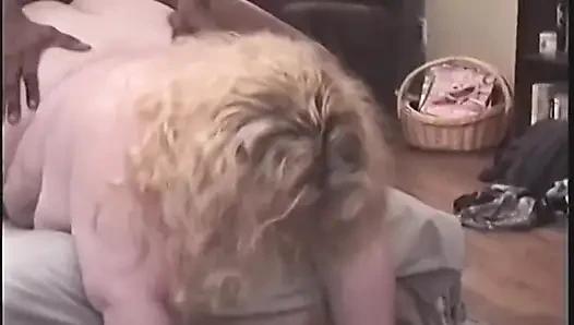 Busty Blonde MILF Sucks Cock and Gets Pounded Doggy Style