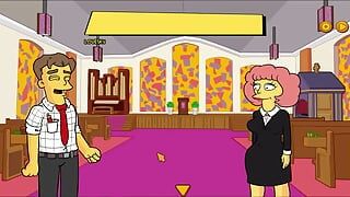 Simpsons - rumah awek terbakar - bahagian 20 punggung gelembung besar oleh Loveskysanx