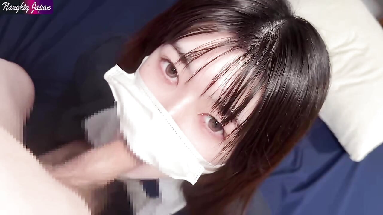 Pale Semi-long Haired Woman Consultation. Made Her Give an Intense Blowjob on Command