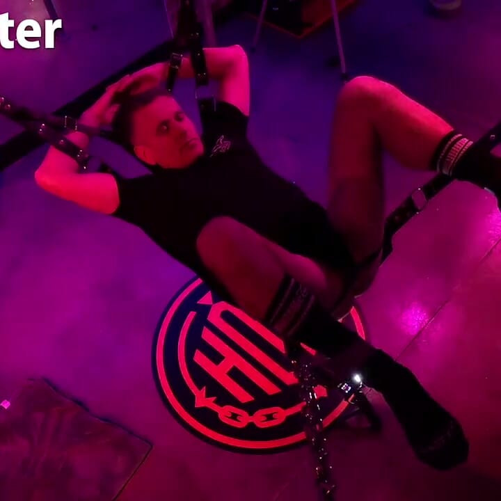 Rubber Master Barebacks Slave