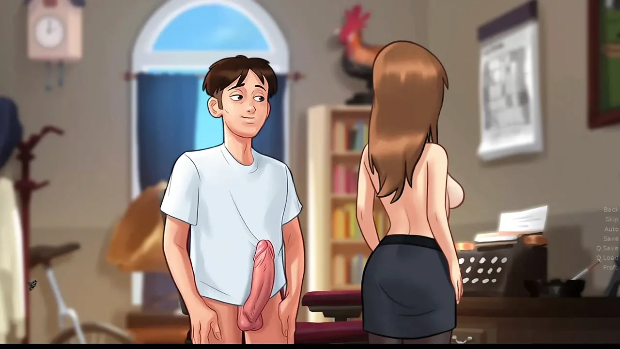 Summertime Saga Part 28 By DarkCookie – Cock-Hungry Mature MILF Loves His Huge Monster Cock