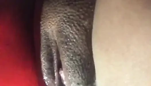 Jerking off with a dildo