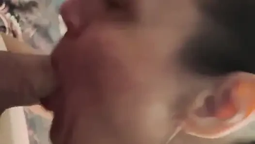 Slurping on a Fans Fat Meat Until He Cums! Had to Record Myself!