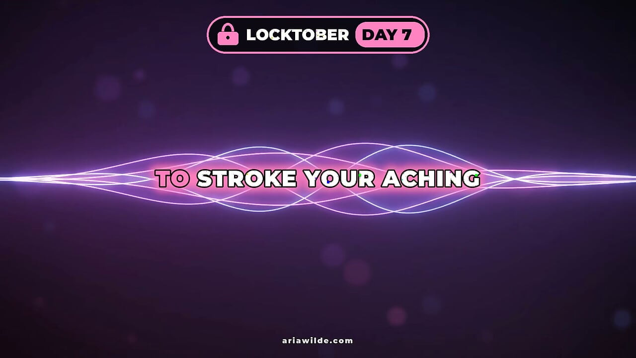 Locktober Day 7 Chastity Cage Locktober Denial Edging