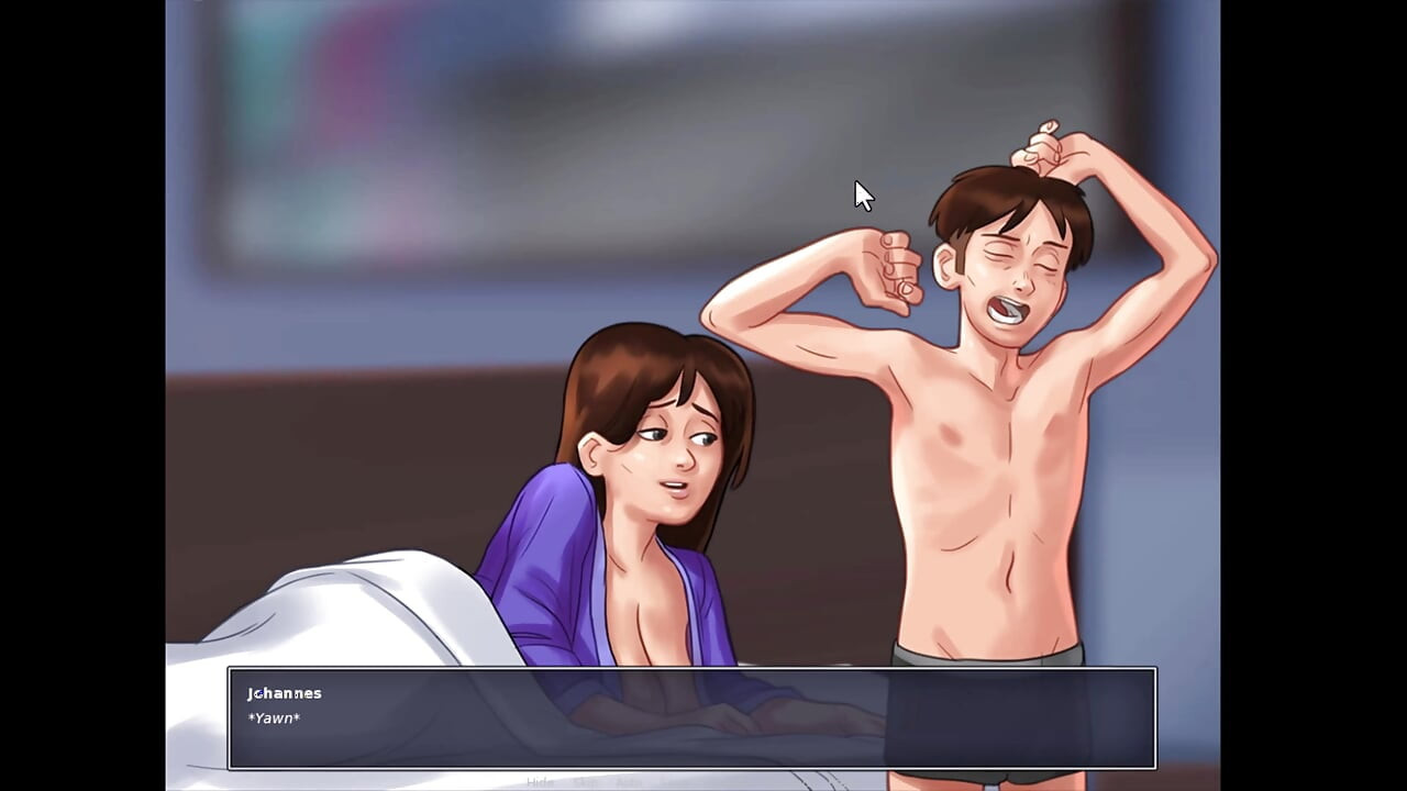 Summertime saga - Eu ajudei Diana com seu leite e fodi Jenny