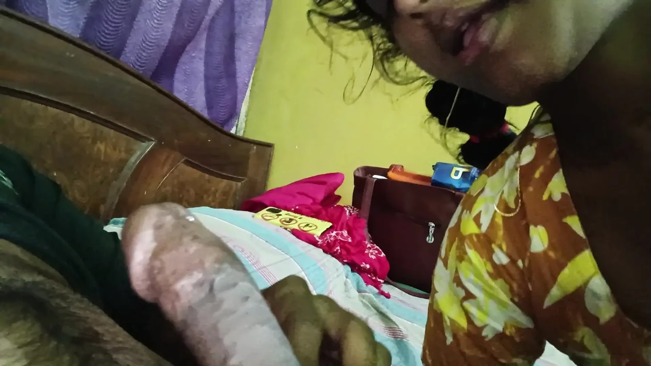Desi Indian Wife in Yellow Dress Riding Cock - Homemade Blowjob & Cowgirl Sex