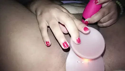 Greedy pussy wants to be penetrated to orgasms.