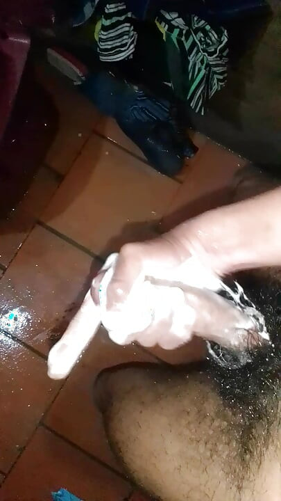 Verwöhne mich im badezimmer