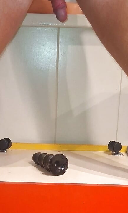 Solo male extreme anal dildo - huge toys