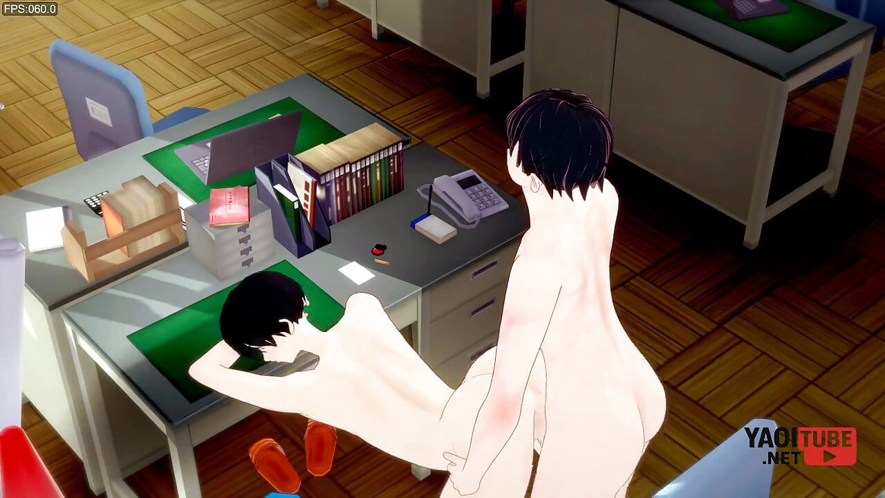 Летний Hikaru Yaoi - Йошики трахнули в учительской